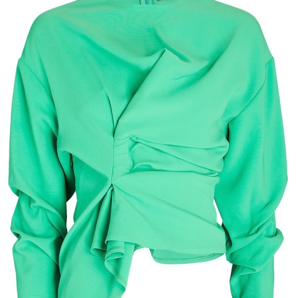 A.W.A.K.E. Mode gathered blouse- NWOT - Picture 5 of 7